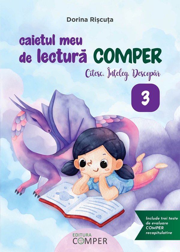 Coperta cărții 'Caietul meu de lectură Comper - Clasa 3 - Citesc. Înțeleg. Descopăr - Dorina Rișcuța'