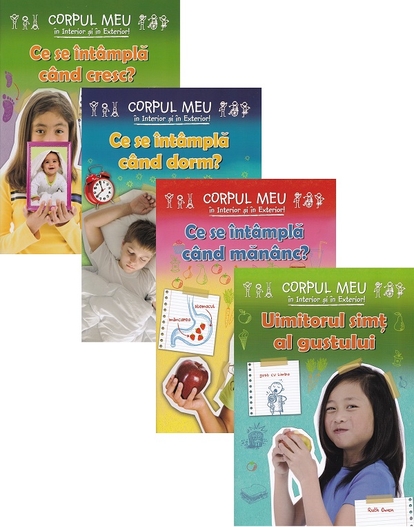 Coperta cărții 'Pachet 4 volume: Corpul meu în interior și în exterior! - Ruth Owen'