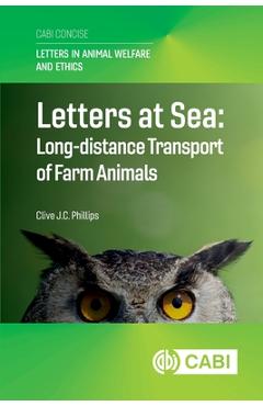 Coperta cărții 'Letters at Sea: Long-Distance Transport of Farm Animals - Clive Phillips'