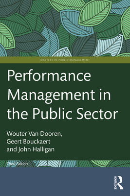 Coperta cărții 'Performance Management in the Public Sector - Wouter Van Dooren'