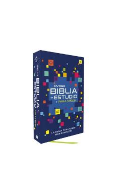 Coperta cărții 'Rvr60 Biblia de Estudio Para Niños, Tapa Dura: La Biblia Para Niños Más Completa -'