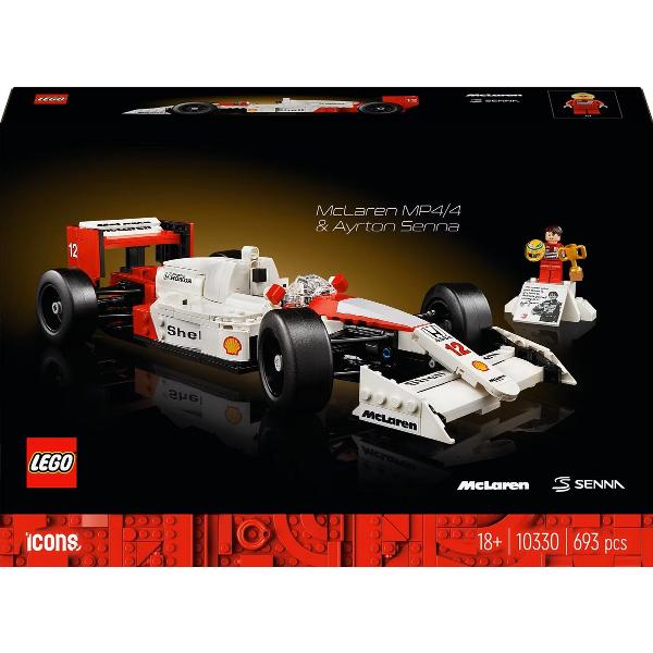Lego Icons. McLaren MP4/4 si Ayrton Senna