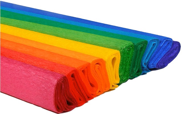 Imaginea produsului 'Set hârtie creponată 10 culori'