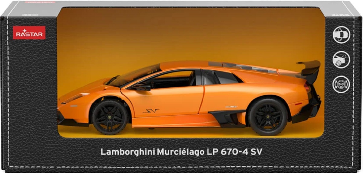 Imaginea produsului 'Mașinuță metalică Lamborghini Murciélago galbenă'