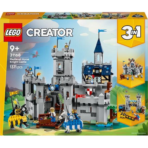 Lego Creator. Castel medieval cu cai si cavaleri