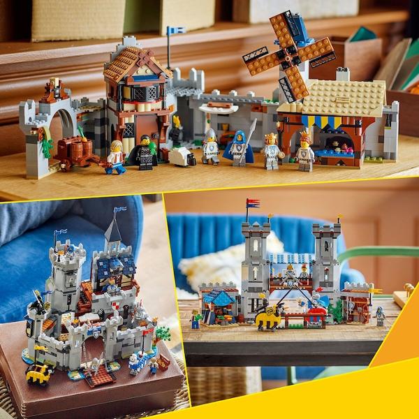 Lego Creator. Castel medieval cu cai si cavaleri