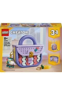 Imaginea produsului 'Lego Creator 3 în 1: Geantă artistică și modernă cu depozitare'