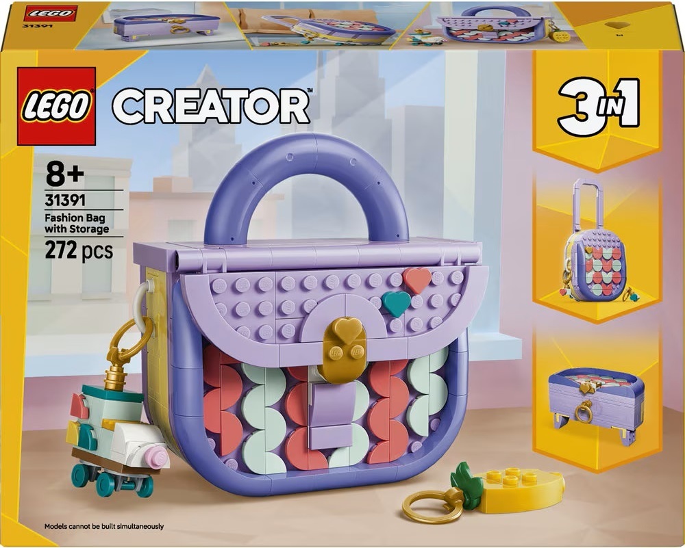 Imaginea produsului 'Lego Creator 3 în 1: Geantă artistică și modernă cu depozitare'