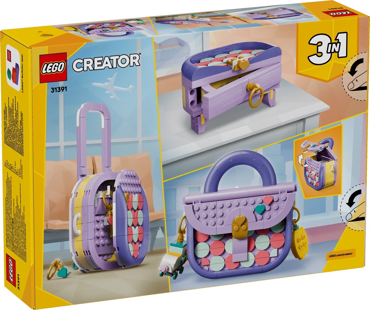 Imaginea produsului 'Lego Creator 3 în 1: Geantă artistică și modernă cu depozitare'