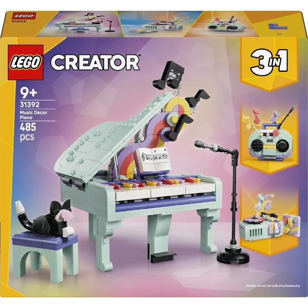 Lego Creator 3 in 1: Pian decorativ cu o pisica