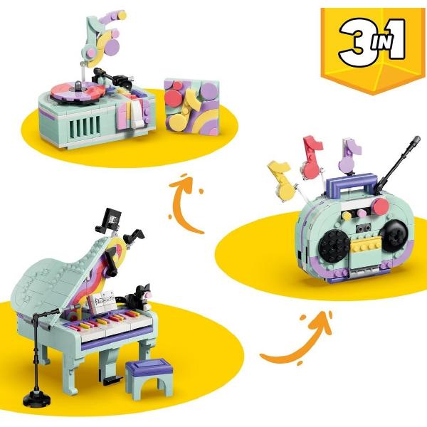 Lego Creator 3 in 1: Pian decorativ cu o pisica