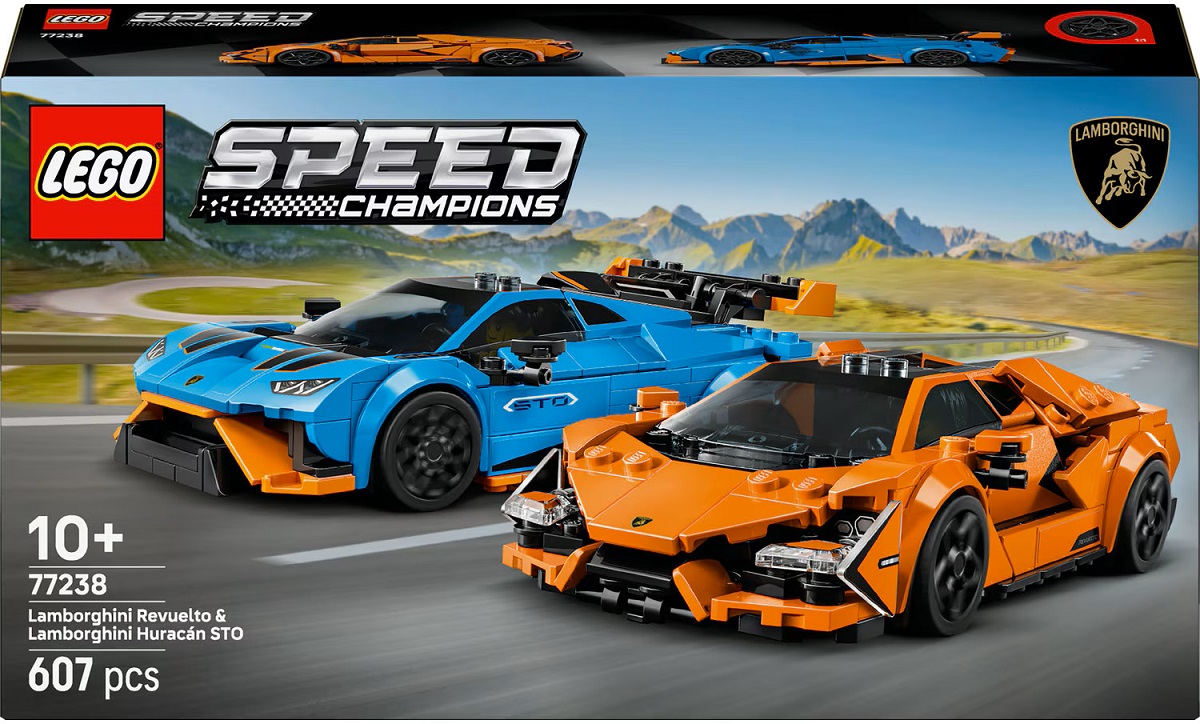 Imaginea produsului 'Lego Speed Champions. Lamborghini Revuelto și Huracán STO'