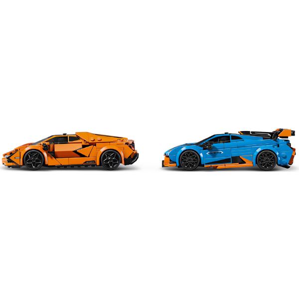 Lego Speed Champions. Lamborghini Revuelto si Huracan STO