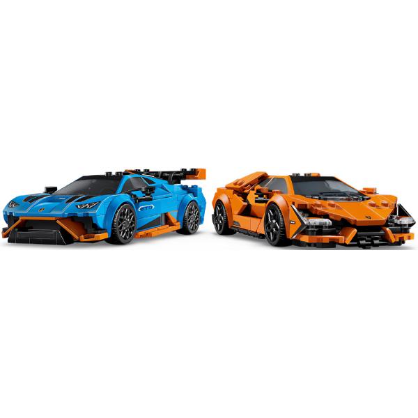 Lego Speed Champions. Lamborghini Revuelto si Huracan STO