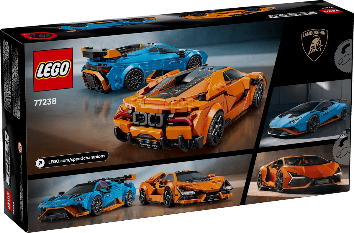 Imaginea produsului 'Lego Speed Champions. Lamborghini Revuelto și Huracán STO'