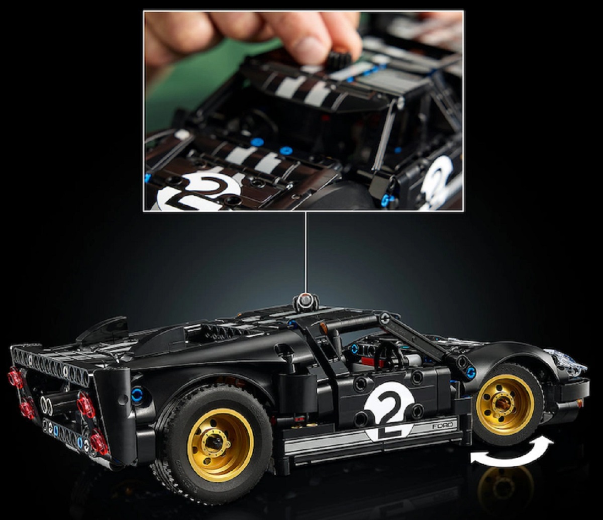 Imaginea produsului 'Lego Technic. Mașină de curse 1966 Ford GT40 MK II'