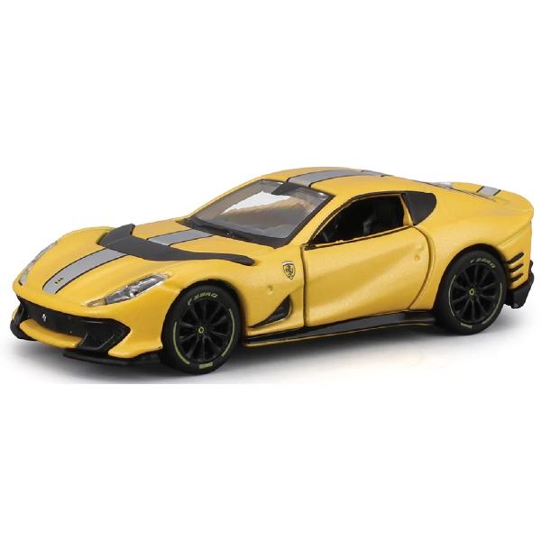 Masinuta metalica Speed Icons: Ferrari 812 Competizione galben