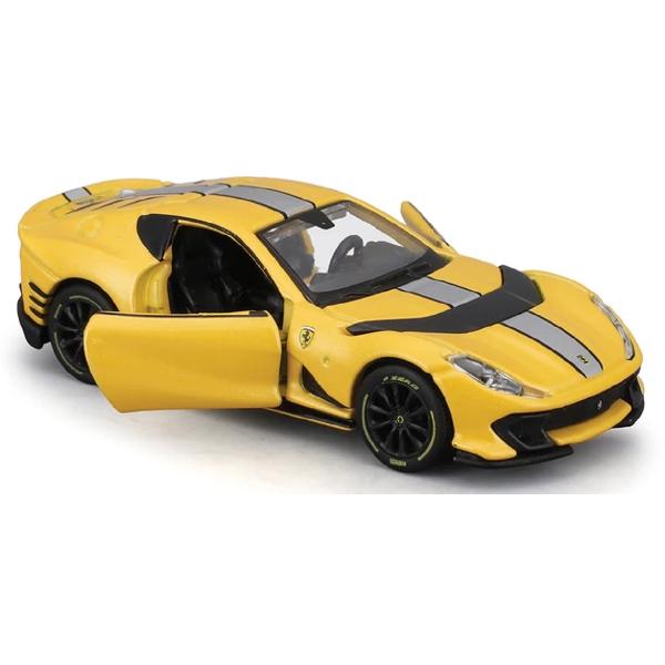 Masinuta metalica Speed Icons: Ferrari 812 Competizione galben
