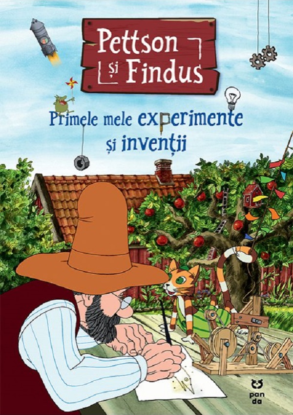 Coperta cărții 'Pettson și Findus. Primele mele experimente și invenții - Karibu'