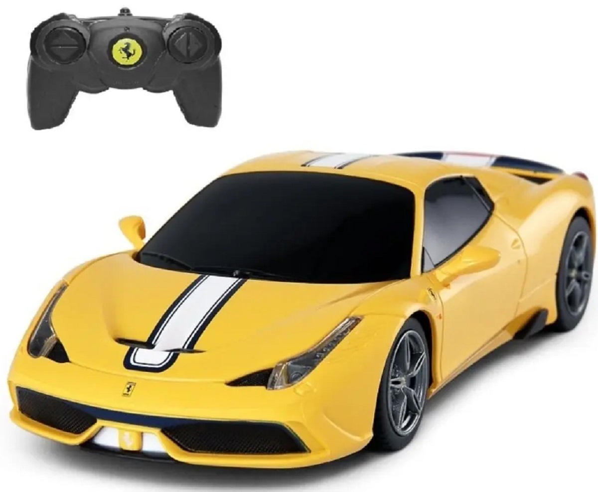 Imaginea produsului 'Mașină cu telecomandă: Ferrari 458 Speciale A. Galben'