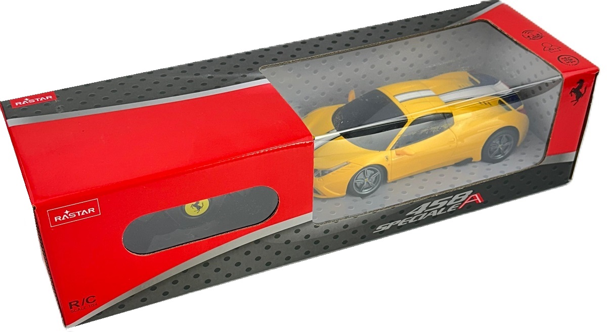 Imaginea produsului 'Mașină cu telecomandă: Ferrari 458 Speciale A. Galben'