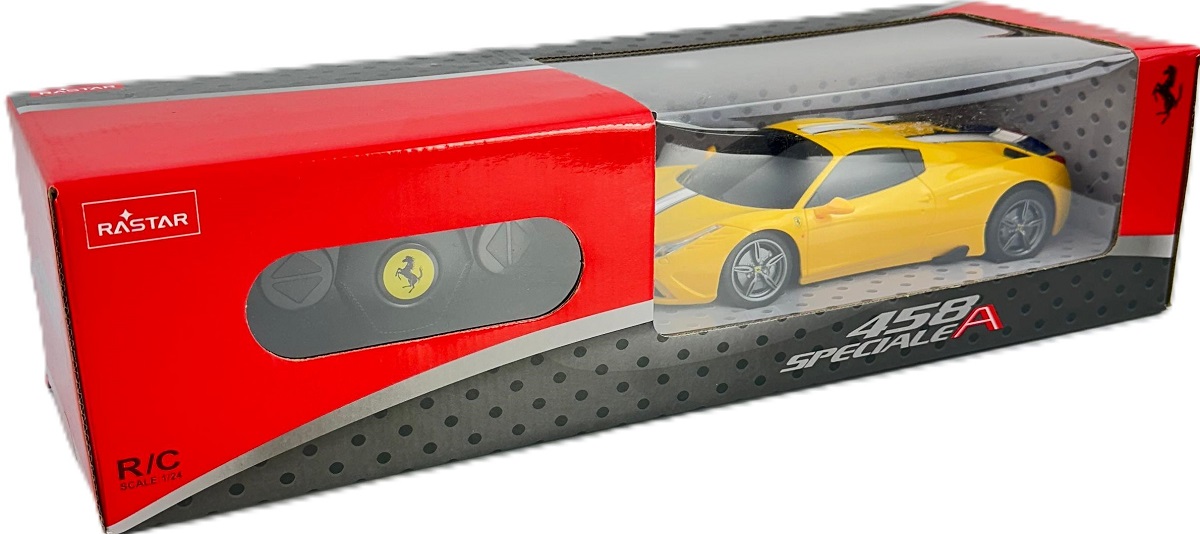 Imaginea produsului 'Mașină cu telecomandă: Ferrari 458 Speciale A. Galben'