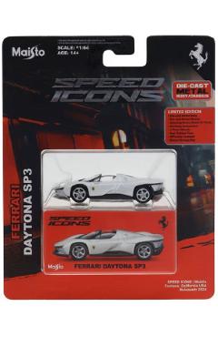 Imaginea produsului 'Mașinuță metalică Speed Icons: Ferrari Daytona SP3 alb'