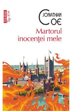 Coperta cărții 'Martorul inocenței mele - Jonathan Coe'