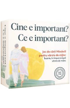 Imaginea produsului 'Joc de cărți Mindwill pentru publicul matur: Cine e important? Ce e important?'