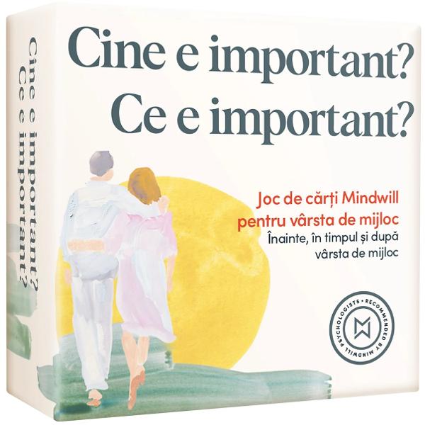 Joc de carti Mindwill pentru publicul matur: Cine e important? Ce e important?