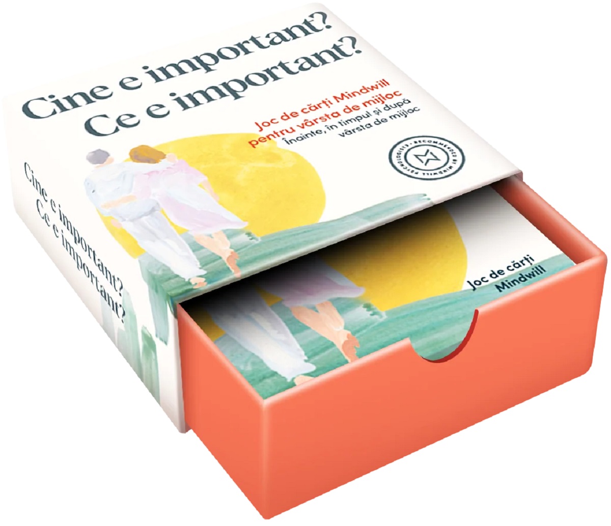 Imaginea produsului 'Joc de cărți Mindwill pentru publicul matur: Cine e important? Ce e important?'