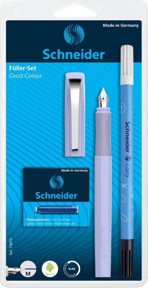 Imaginea produsului 'Stiloul Ceod Color Lila + 5 rezerve + pic'