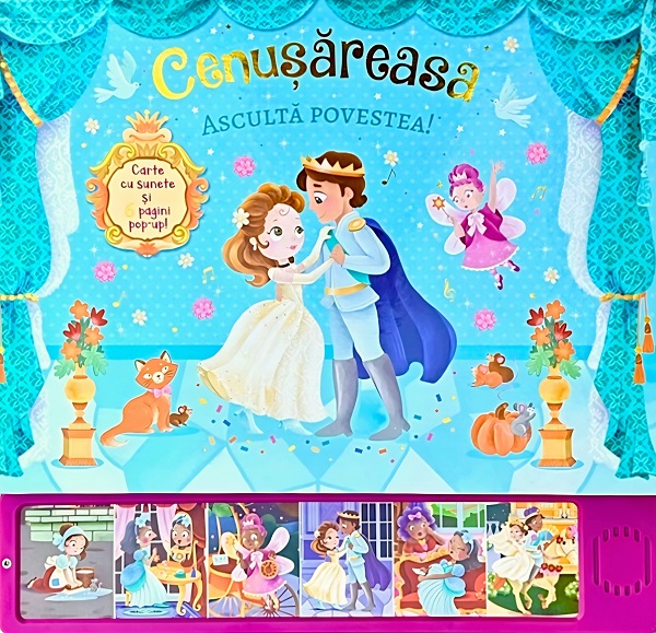 Coperta cărții 'Cenușăreasa. Ascultă povestea! Carte cu sunete și Pop-Up'