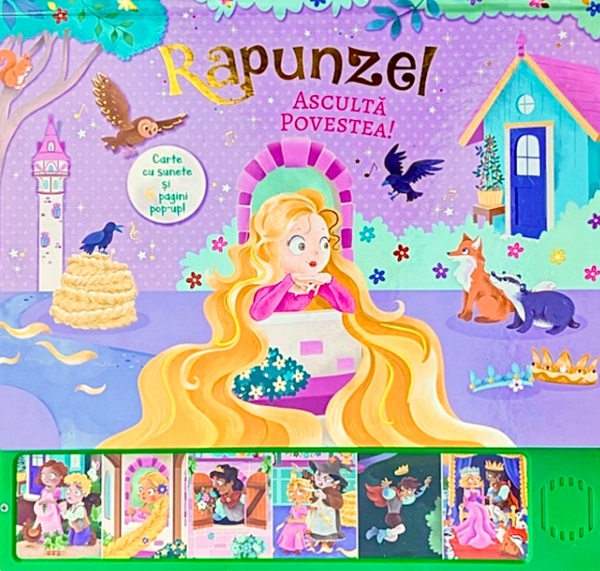 Coperta cărții 'Rapunzel. Ascultă povestea! Carte cu sunete și Pop-Up'