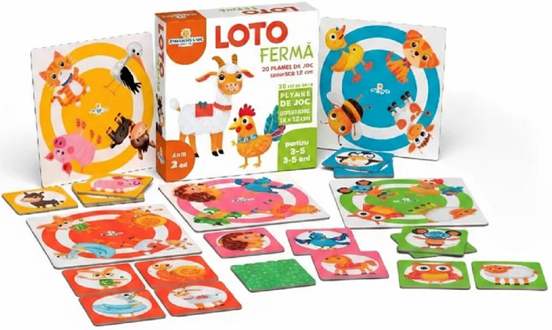 Imaginea produsului 'Joc educativ: Loto fermă'