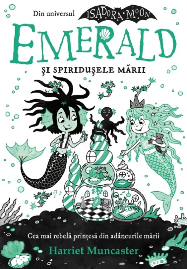 Coperta cărții 'Emerald și spiridușele marii - Harriet Muncaster'
