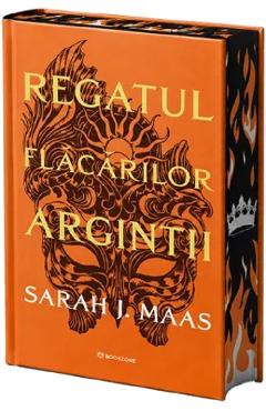 Coperta cărții 'Regatul flăcărilor argintii. Seria Acotar Vol.5 Ed. Cartonată - Sarah J. Maas'