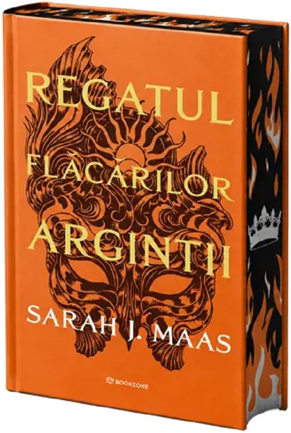 Coperta cărții 'Regatul flăcărilor argintii. Seria Acotar Vol.5 Ed. Cartonată - Sarah J. Maas'
