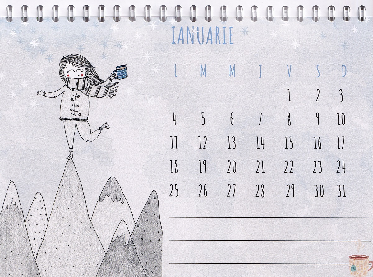 Imaginea produsului 'Calendar de birou 2027: O Mărgică'