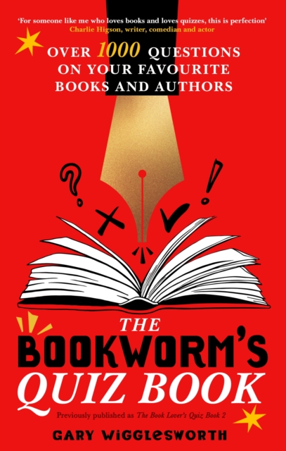 Coperta cărții 'The Bookworm's Quiz Book - Gary Wigglesworth'