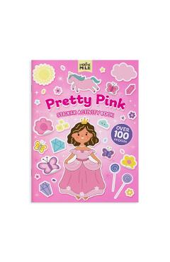 Coperta cărții 'Pretty Pink Sticker Activity Book -'