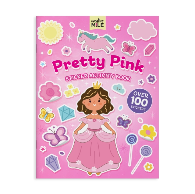Coperta cărții 'Pretty Pink Sticker Activity Book -'