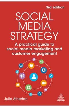 Coperta cărții 'Social Media Strategy: A Practical Guide to Social Media Marketing and Customer Engagement - Julie Atherton'