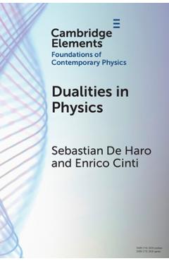 Coperta cărții 'Dualities in Physics - Sebastian De Haro'