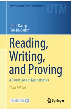 Coperta cărții 'Reading, Writing, and Proving: A Closer Look at Mathematics - Ulrich Daepp'