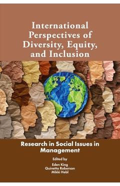 Coperta cărții 'International Perspectives of Diversity, Equity, and Inclusion - Eden B. King'
