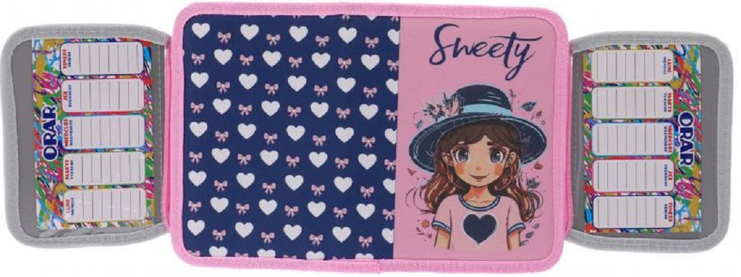 Imaginea produsului 'Penar echipat 23 piese 1 fermoar. Sweety'