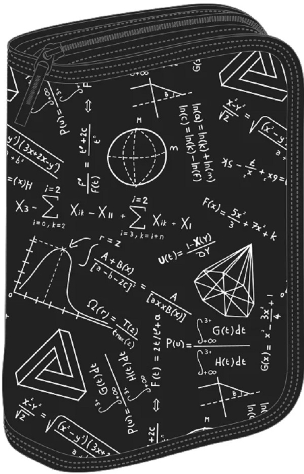Imaginea produsului 'Penar echipat 23 piese 1 fermoar. Matematică'