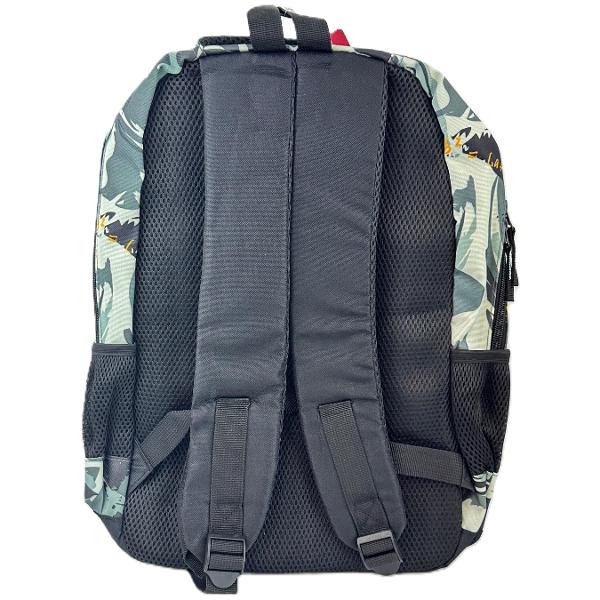 Ghiozdan Camuflaj negru 4 fermoare