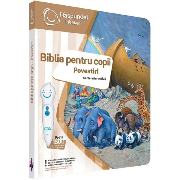 Carte interactiva: Raspundel Istetel. Biblia pentru copii. Povestiri